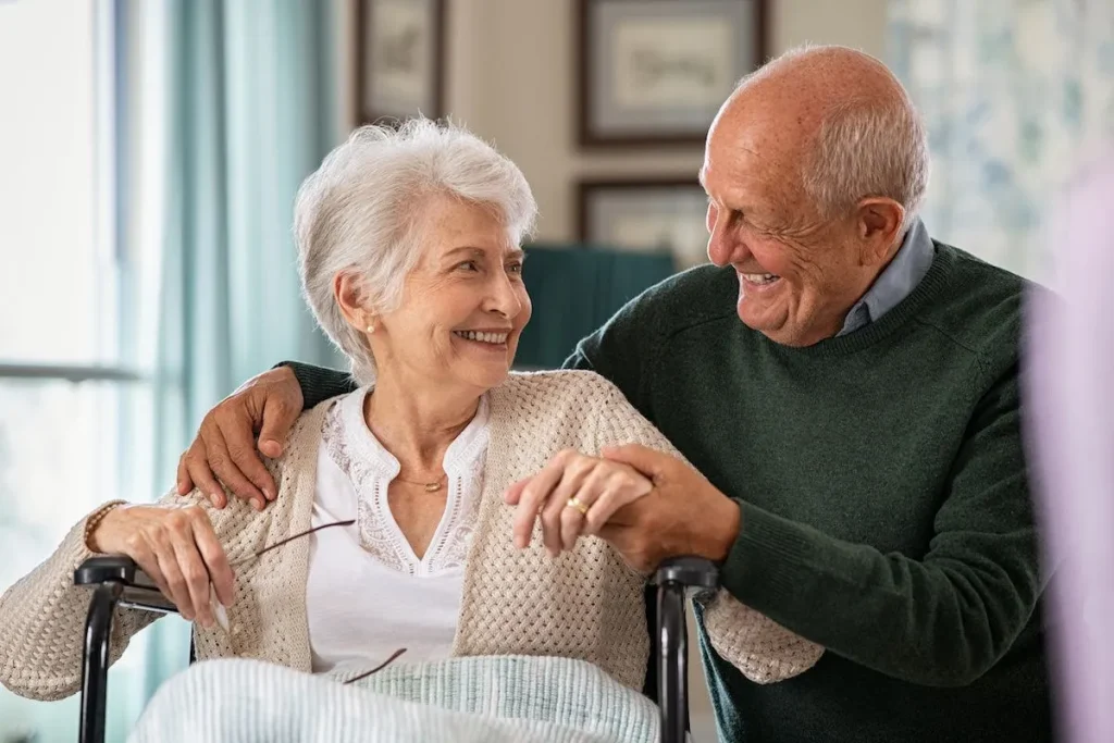 smiling couple